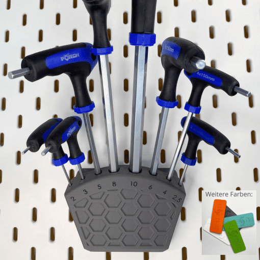 Socket wrench holder for Ikea Skadis