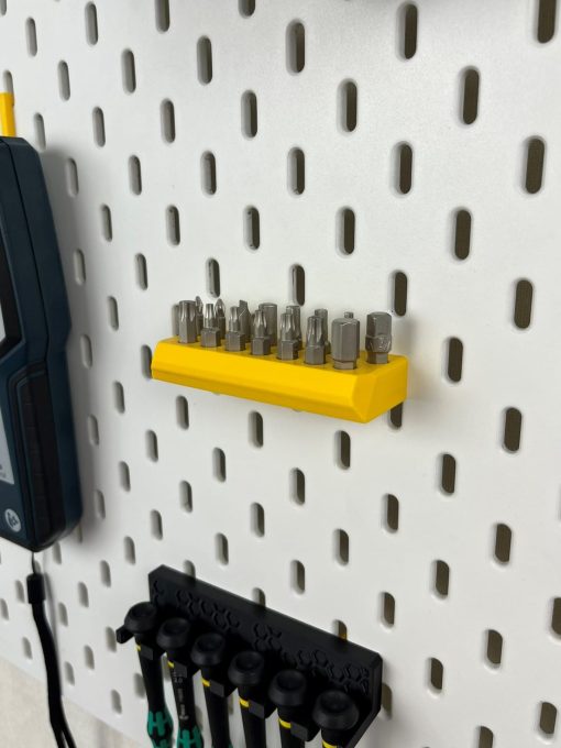 Bit holder Ikea perforated wall black
