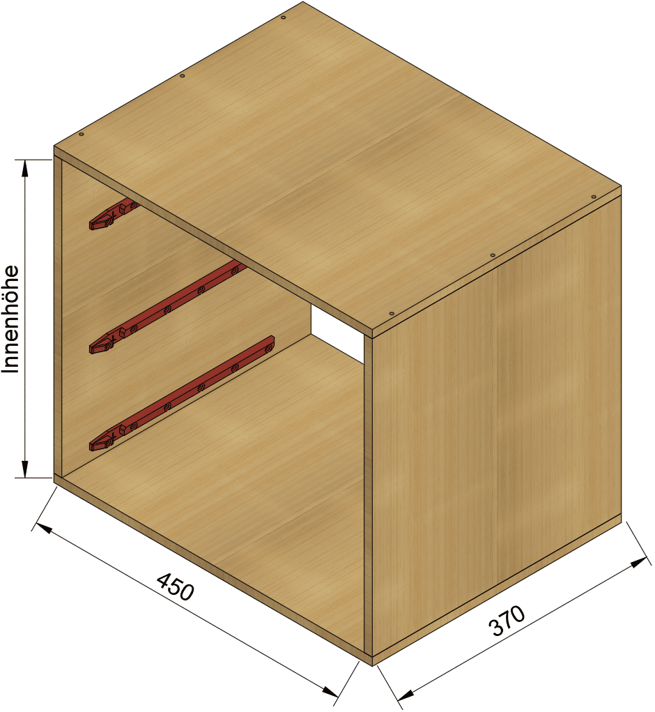 Construcción de caja L-Boxx
