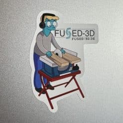 Fused-3D Tischkreissägenarbeiter sticker