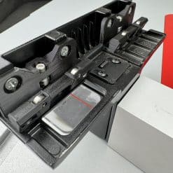Sega da tavolo Bosch GTS 10 J con arresto parallelo e kit di conversione slitta a rulli con cuscinetti a sfera